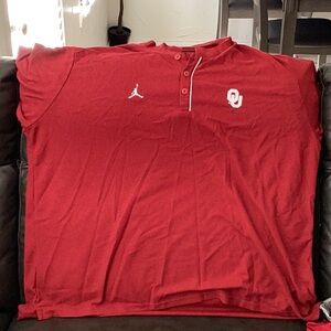 Jordan Red OU Polo Shirt